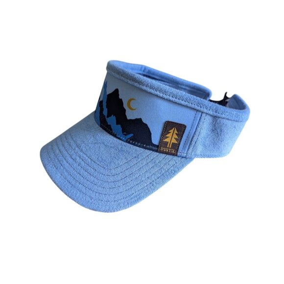 Pistil Women's Visor Hat Summit Blue Terry Mountain Adjustable - Picture 1 of 5
